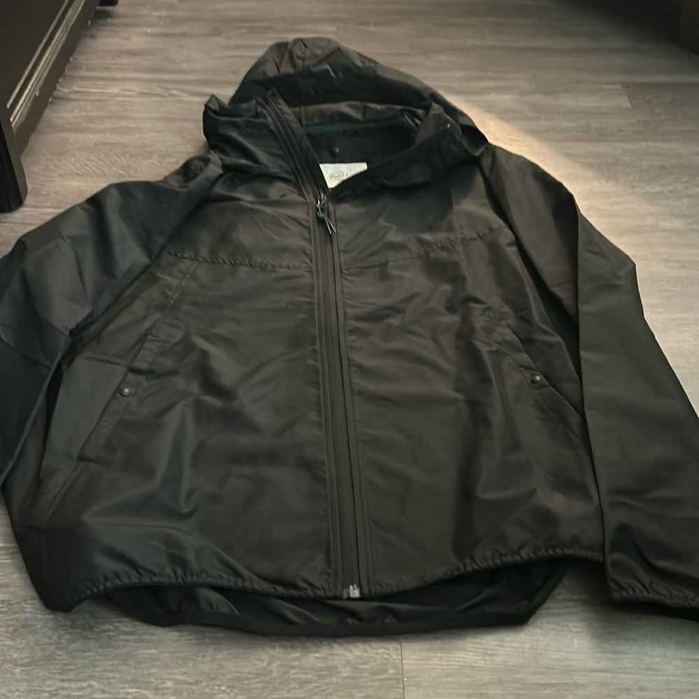 Herschel black lightweight wind breaker